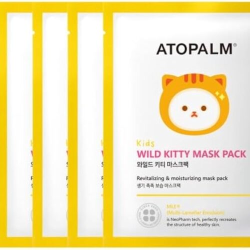 ATOPALM Wild Kitty Mask Pack Kids 15g