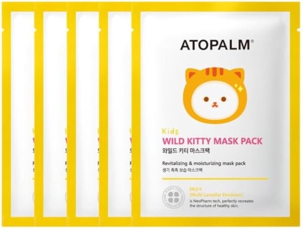 ATOPALM20Wild20Kitty20Mask20Pack20Kids2015g.jpg ATOPALM Wild Kitty Mask Pack Kids 15g